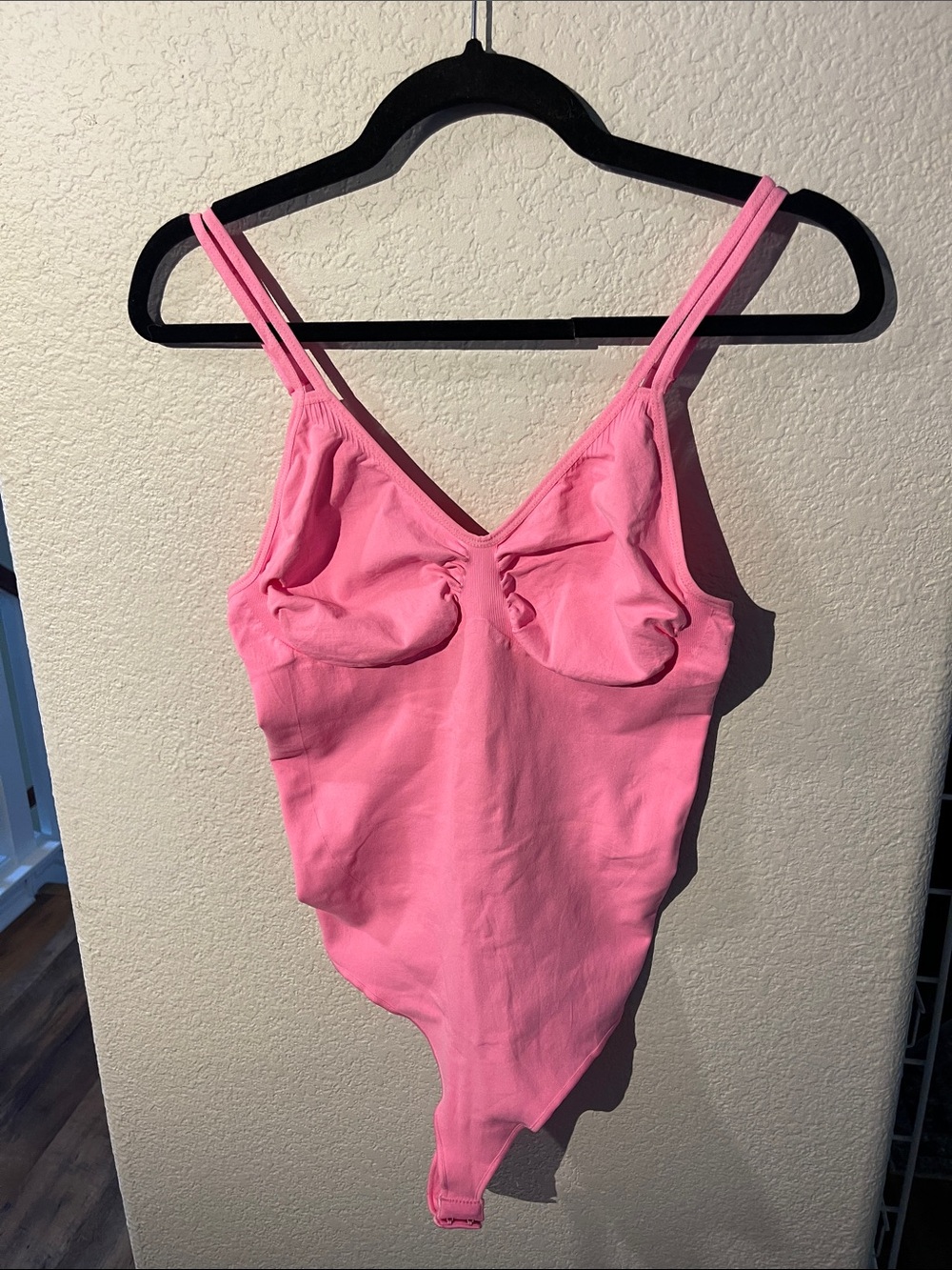 Women Pink One-Piece Bodysuit - Brand Unlisted Shapewear 4-5XL